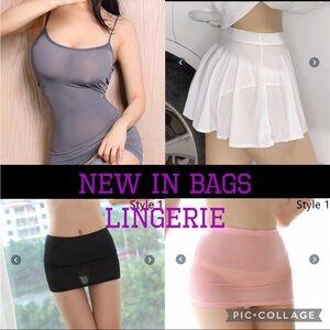Skirt/dress lingerie bundle (4)